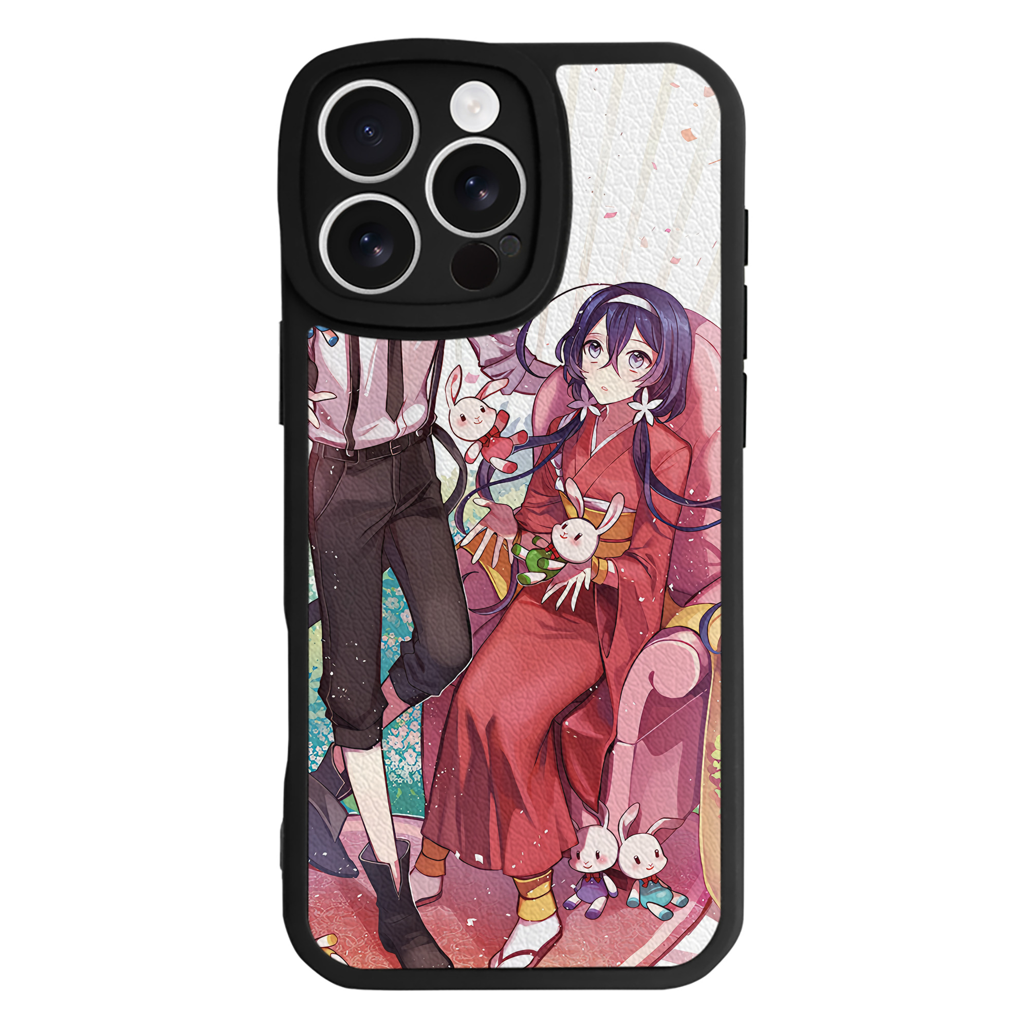 （画像用） 文豪ストレイドッグス Bungo Stray Dogs 【iPhone 16シリーズ対応】シリコンスマホケース（レザー調） 材質：シリコン